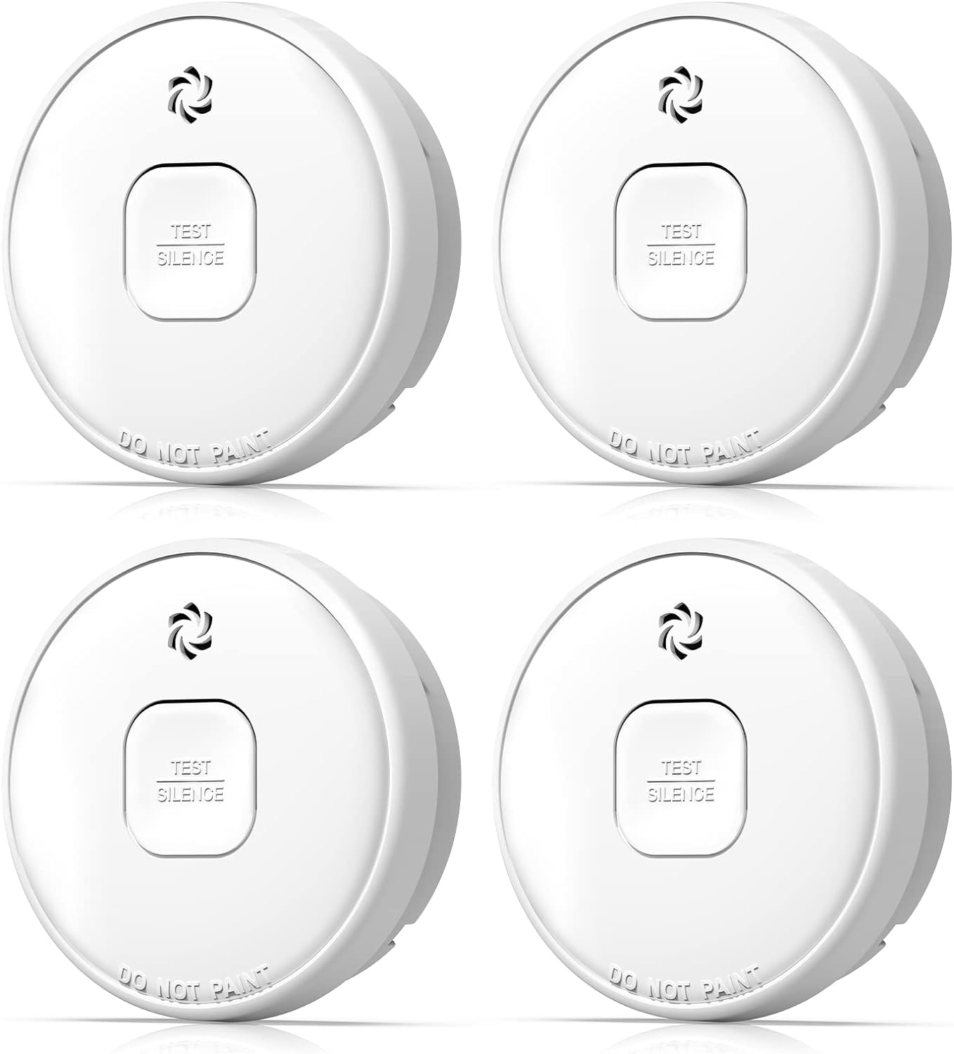 SITERWELL ELECTRONICS CO.,LIMI Putogesafe Smoke Detector, 10-Year Smoke Alarm with Photoelectric Sensor and Built-in 3V Lithum Battery, Fire Alarm with Test B