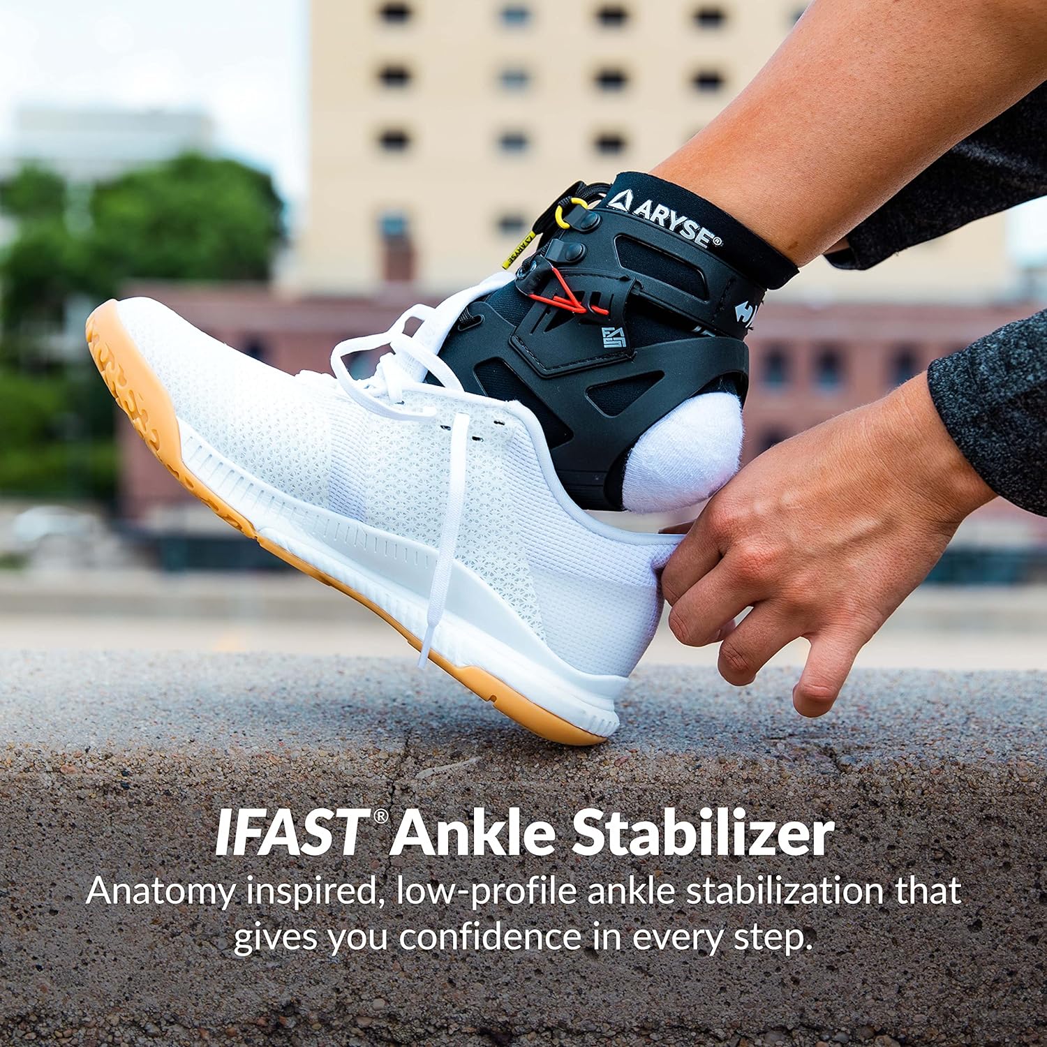 Generic ARYSE IFAST - Ankle Stabilizer Brace - Superior Ankle Support for Men and Women. Basketball, Baseball, Running, Football, Volle
