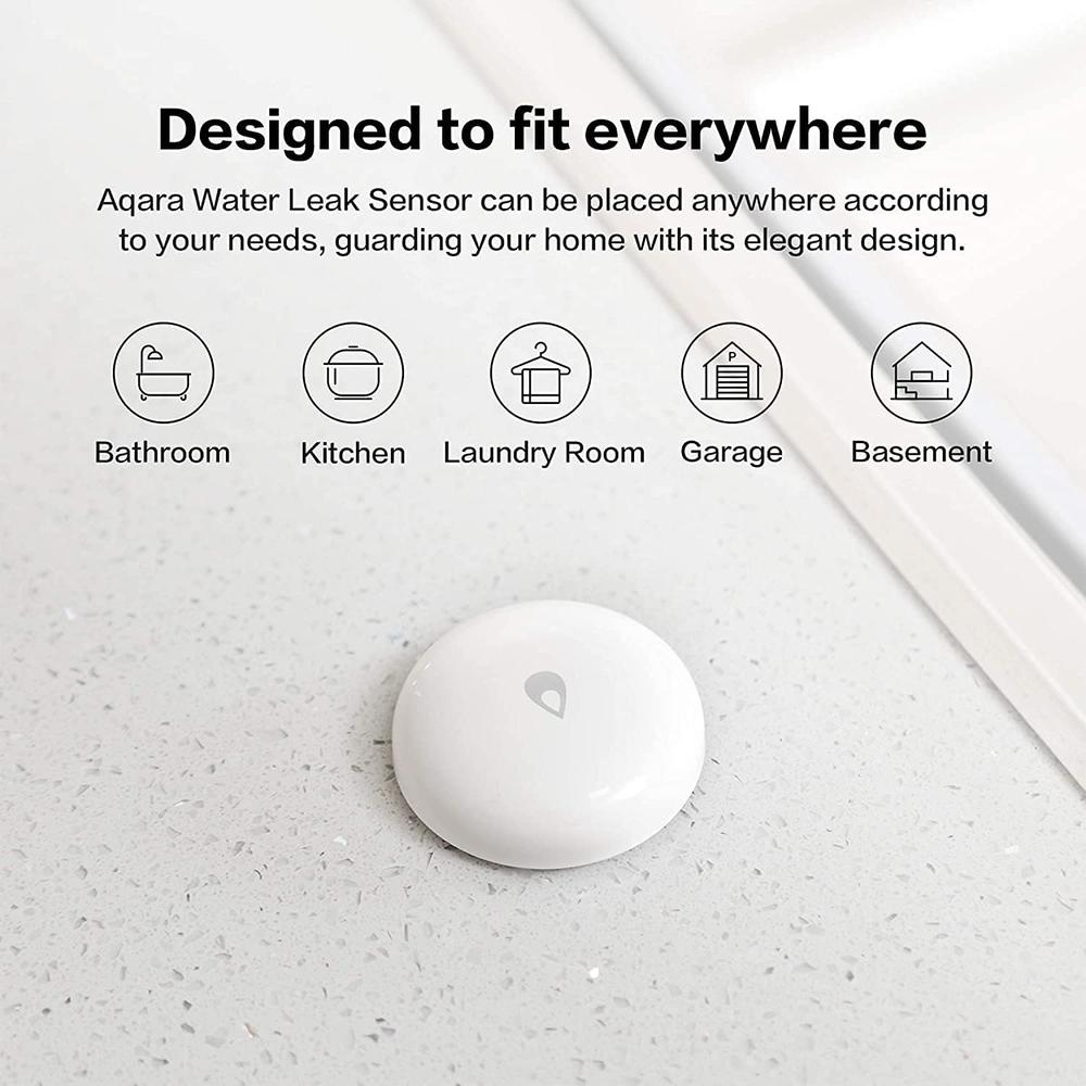Generic Aqara Smart Hub M2 Plus Aqara Water Leak Sensors, Wireless Water Leak Detector for Alarm System and Smart Home Automation