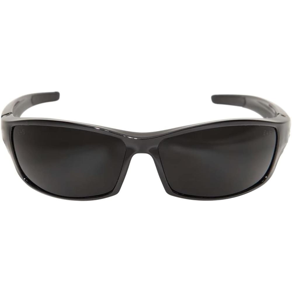 Edge Safety Eyewear Edge SR116 Reclus Wrap-Around Safety Glasses, Anti-Scratch, Non-Slip, UV 400, Military Grade, ANSI/ISEA