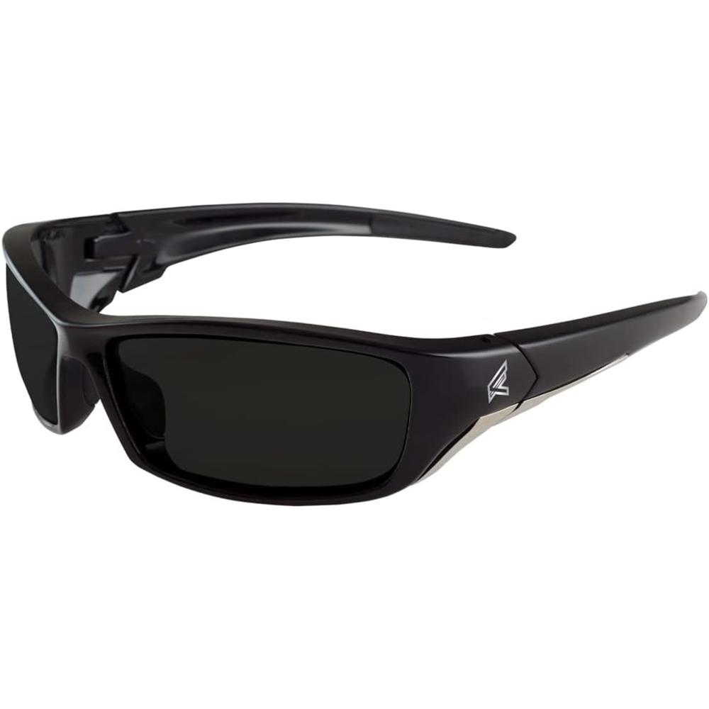 Edge Safety Eyewear Edge SR116 Reclus Wrap-Around Safety Glasses, Anti-Scratch, Non-Slip, UV 400, Military Grade, ANSI/ISEA