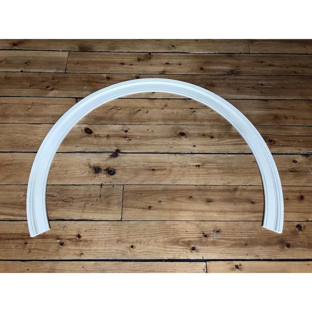FLEXTRIM #97 Adams: Flexible Casing Molding: 1-1/16" Thick x 3-7/16" Wide - PRE Curved to fit Specific Half Round Arches: 34