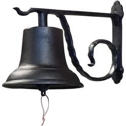 Generic NACH JS-90-096 Classic Fine Cast Iron Rustic Hanging Doorbell, 12.2 x 7.7 x 8.3 Inches, Medium, Black