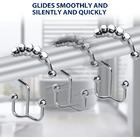 Gidse Shower Curtain Hook Rings Sy Rustproof Stainless Steel Double Sided Hooks For Bathroom