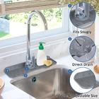 UDOGI Kitchen Sink Splash Guard Mat, Silicone Faucet Handle Drip Catcher  Tray Drying Mat for Kitchen