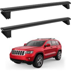 MOSTPLUS Roof Rack Cross Bar Luggage Rack Compatible for Jeep Grand Cherokee with Side Rails 2011 2012 2013 2014 2015 2016 2017 2018 201