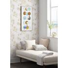 Safiyya 118 x17.3 Peel and Stick Wallpaper Gold and White Contact