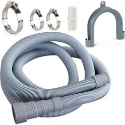 Lyplus 10ft Washing Machine Drain Hose With Clamp, Universal Extension Hose Kit for Washing Machine, Dryer, Heavy-Duty Hoses Fit up to