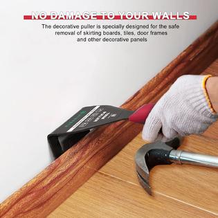 UTNVBTR Trim Puller tool for Baseboard Removal tool,Trim Puller for Wood  Baseboard Trim Removal, Nail