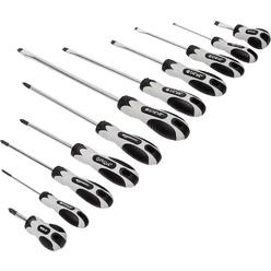 Amazon Basics 11-Piece Magnetic Tip Screwdriver Set - Slotted and Phillips