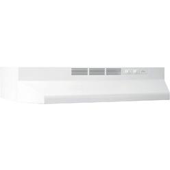 Broan BUEZ130WW Non-Ducted Ductless Range Hood with Lights Exhaust Fan for Under Cabinet, 30-Inch, White