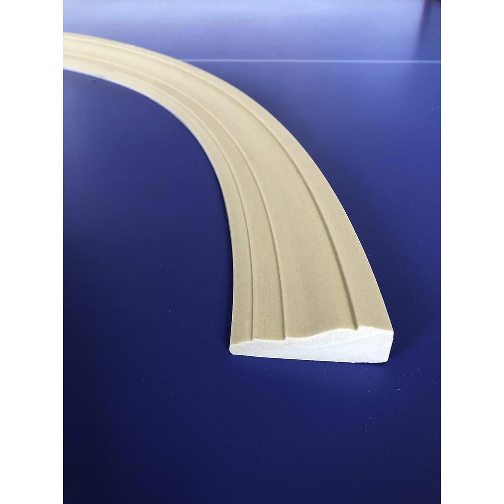 FLEXTRIM #366 Flexible Casing Molding: 11/16" Thick x 2.25" Wide - Will fit Half Round Windows That are: 67" Diameter up