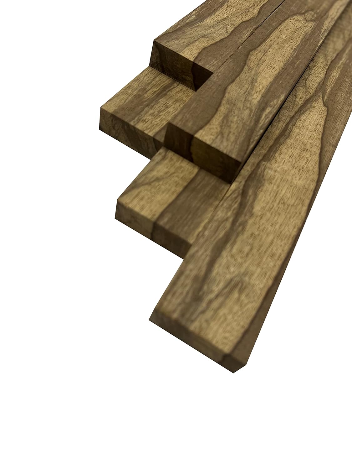 Generic Exotic Wood Zone Pack of 5, Cutting Board Blocks Black Limba | Best 3/4" Lumber Boards (3/4" x 2") (3/4" x