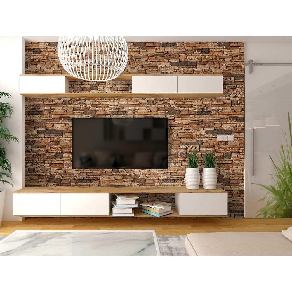 Generic AZ Faux High-Density Polyurethane Faux Stone Wall Covering Panels for Interior and Exterior Decor | Stacked Stone Siding Panel