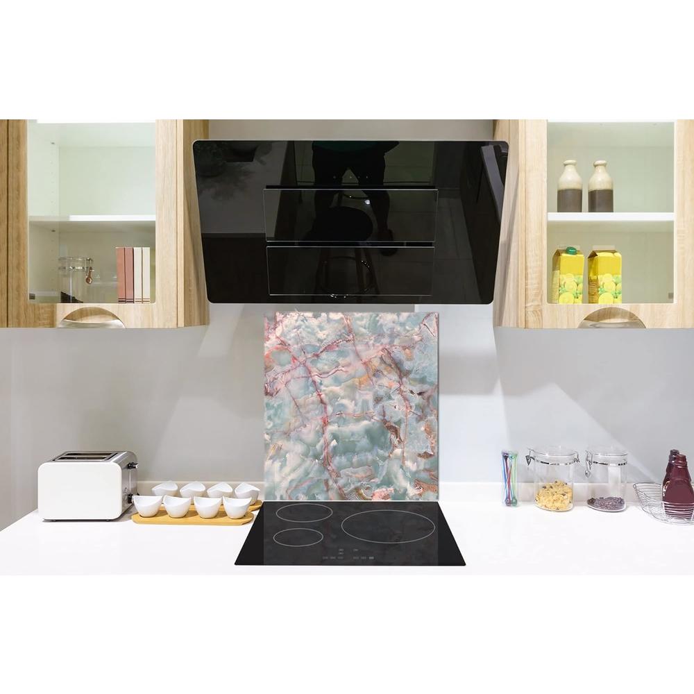 Concept Crystal Unique Glass kitchen panel &#226;&#128;&#147; Tempered Glass backsplash &#226;&#128;&#147; Art design G