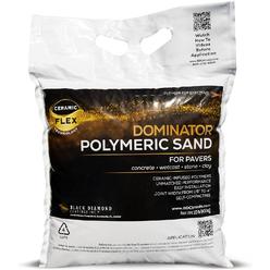 Black Diamond Coatings Inc 10 Pound Gray Beige DOMINATOR Polymeric Sand with Revolutionary Ceramic Flex Technology for Stabilizing Paver Joints/Gaps, 1/8