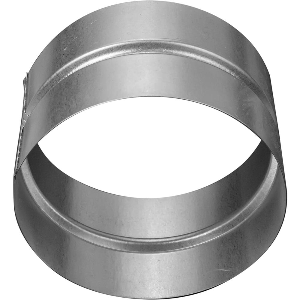 REPA MARKET Metal Vent Duct Connector - 8Inch Vent Extension - Galvanized Metal Pipe Connection - 8 Inch Dryer Vent Coupler - Metal Drier P