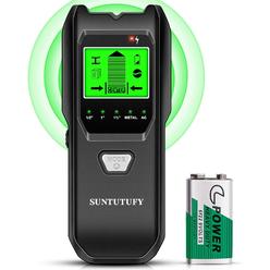 SUNTUTUFY Stud Finder Wall Scanner - 5 in 1 Electronic Stud Detector with Upgraded Smart Sensor, Audio Alarm and HD LCD Display for the C