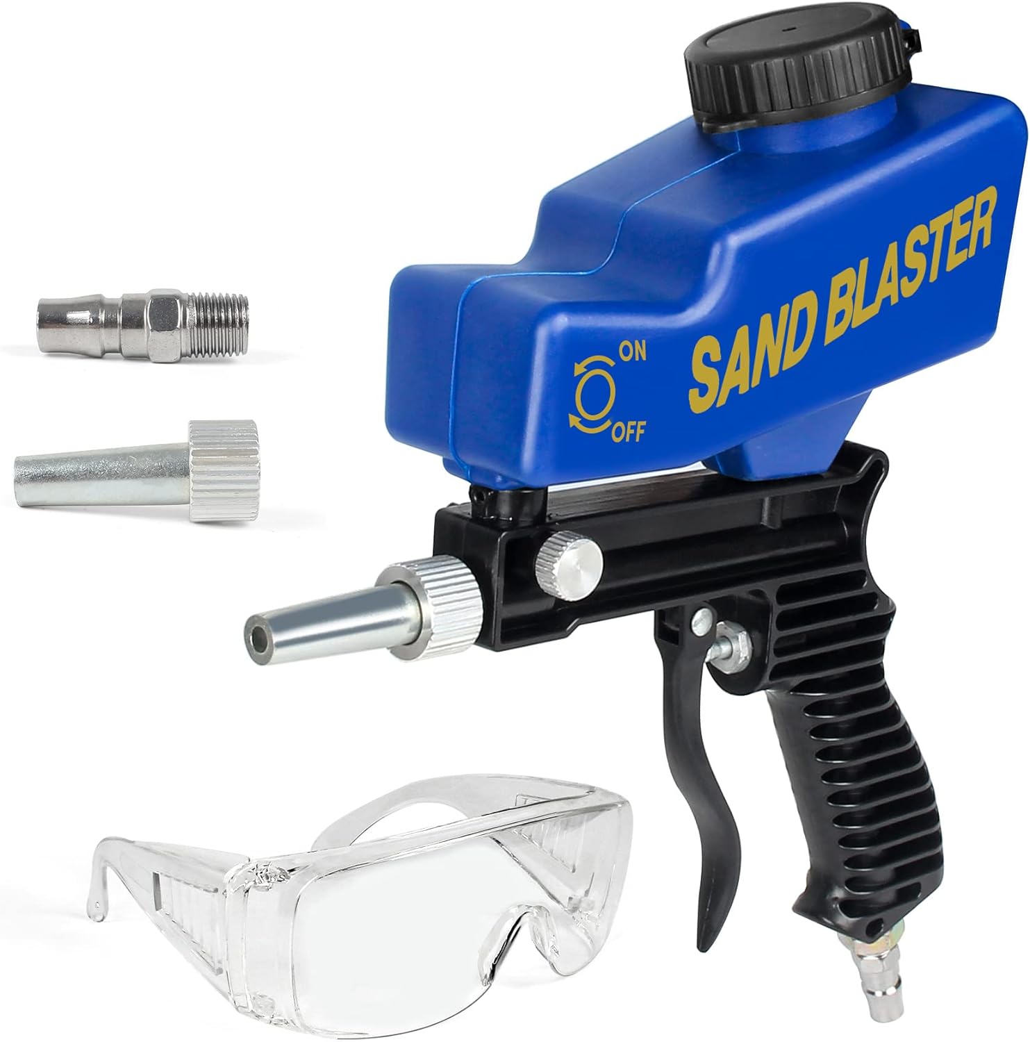 &#226;&#128;&#142;VEITHI Sand Blaster Gun Kit,Portable Handy Sand Blasters,Sand Blaster Gun kit for air Compressor, for Cleaning Rust, Dirt, Paint,