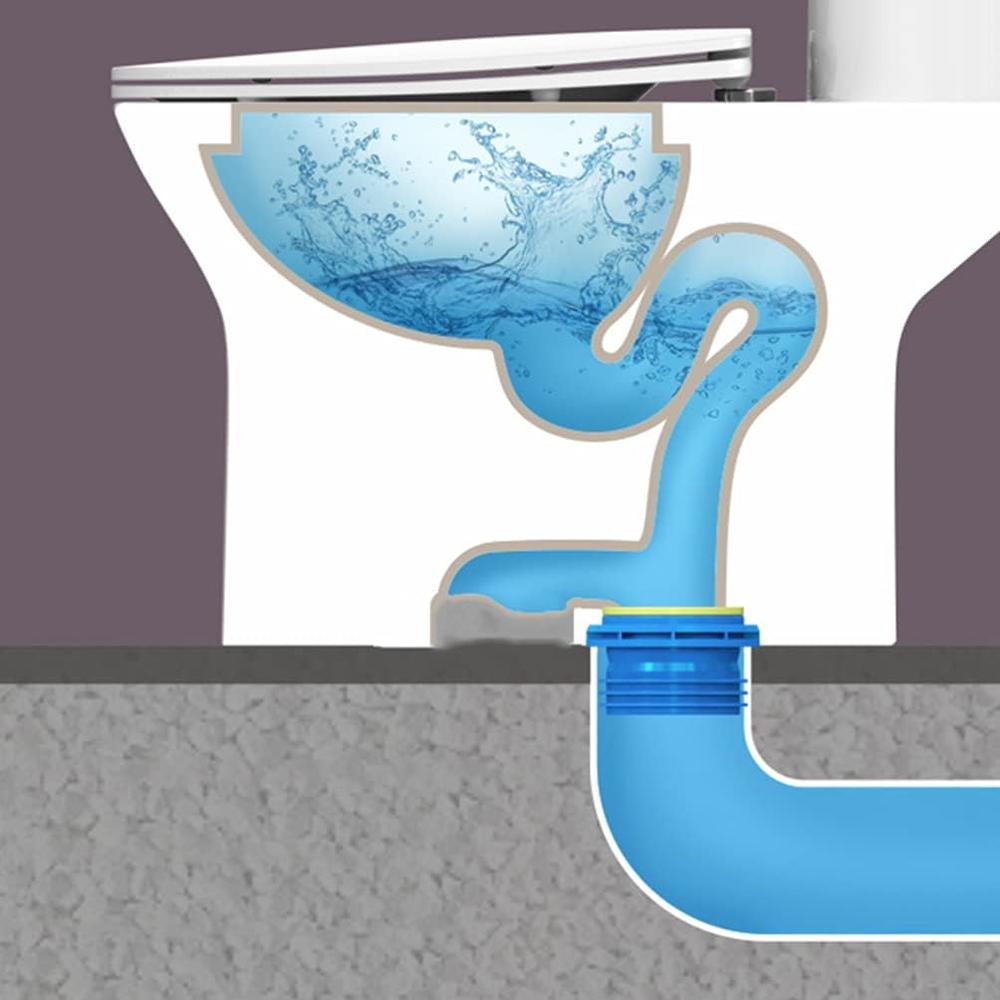doitool Universal Toilet Bowl Gasket Flexible Toilets Flange Sealing Plug Rubber Toilet Stench Plug Toilet Bowl Wax Ring Gasket
