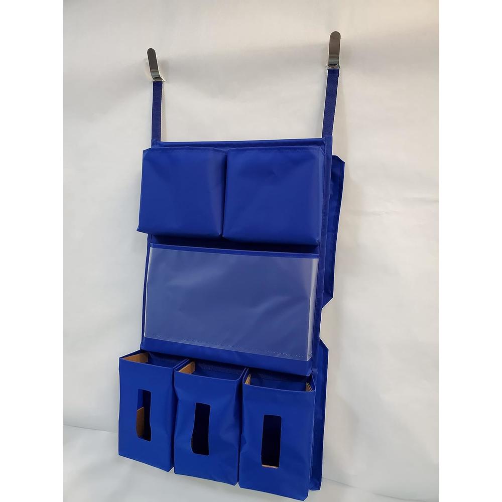 Generic Personal Protective Equipment (PPE) Isolation Door Caddy, Nylon Oxford NFPA-701 Large Scale Flame Retardant Coating 18.5 X 31 I