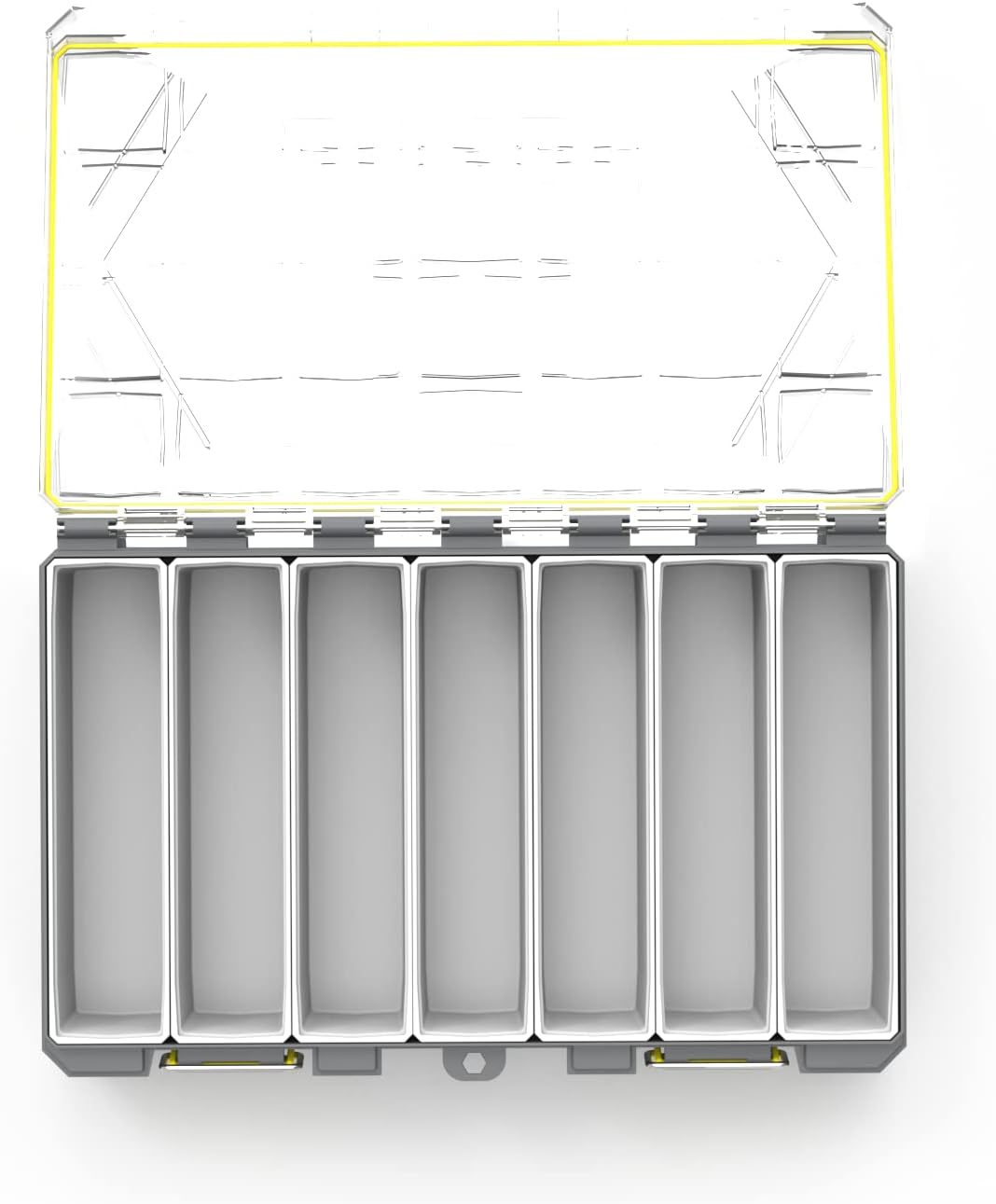 BUZBE Colony 28D (Deep) Modular Tackle Box, Crank Bait Storage, Saltwater Lure Storage, Large Lure Storage, Swimbait Storage, Hardbai