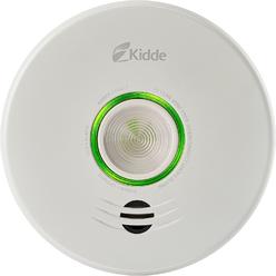 Kidde Safety Kidde Wireless Smoke Detector with Escape Light, Long-Life Lithium Battery Operated, Voice Alert