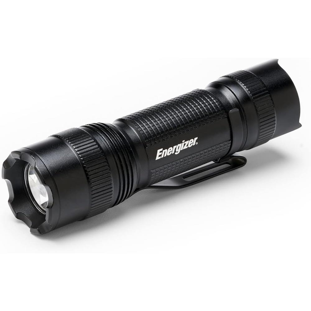 ENERGIZER LED Flashlights TAC-300 Pro, IPX4 Water Resistant Flash Light, Ultra Bright and Durable, Belt Clip (Batteries Include