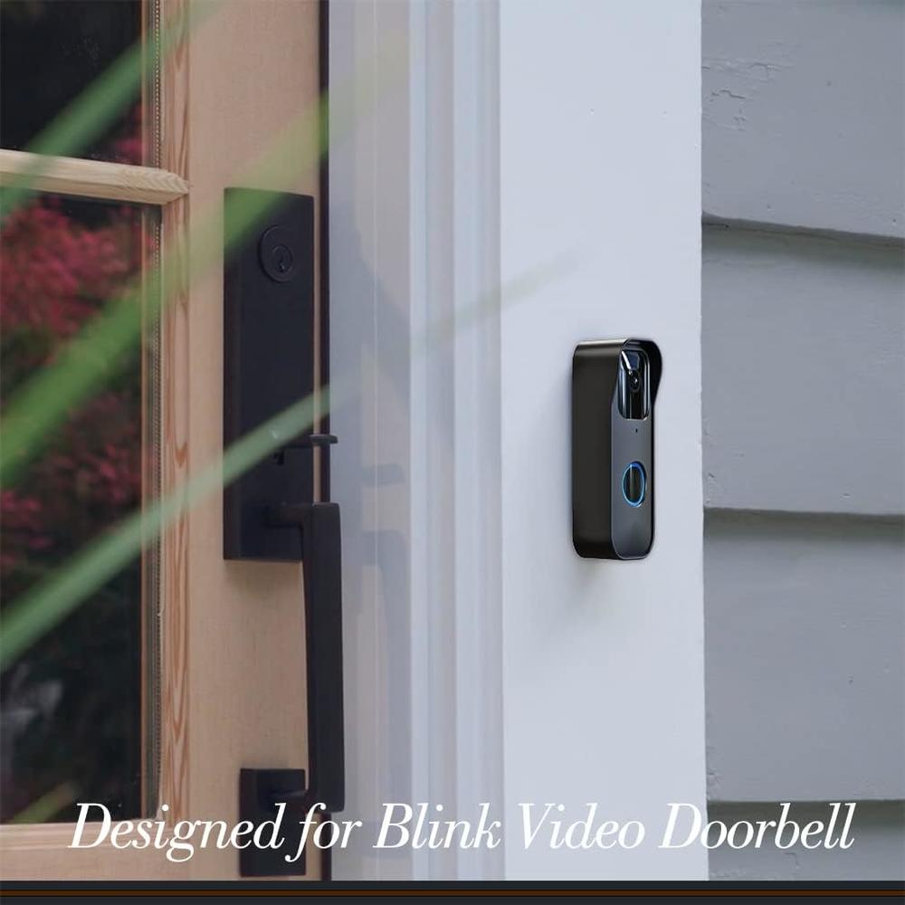 Tizomi Blink Doorbell Mount, Adhesive Door Mount for Blink Video Doorbell, No-Drill Mounting Bracket Accessories for Blink Doorbell Se
