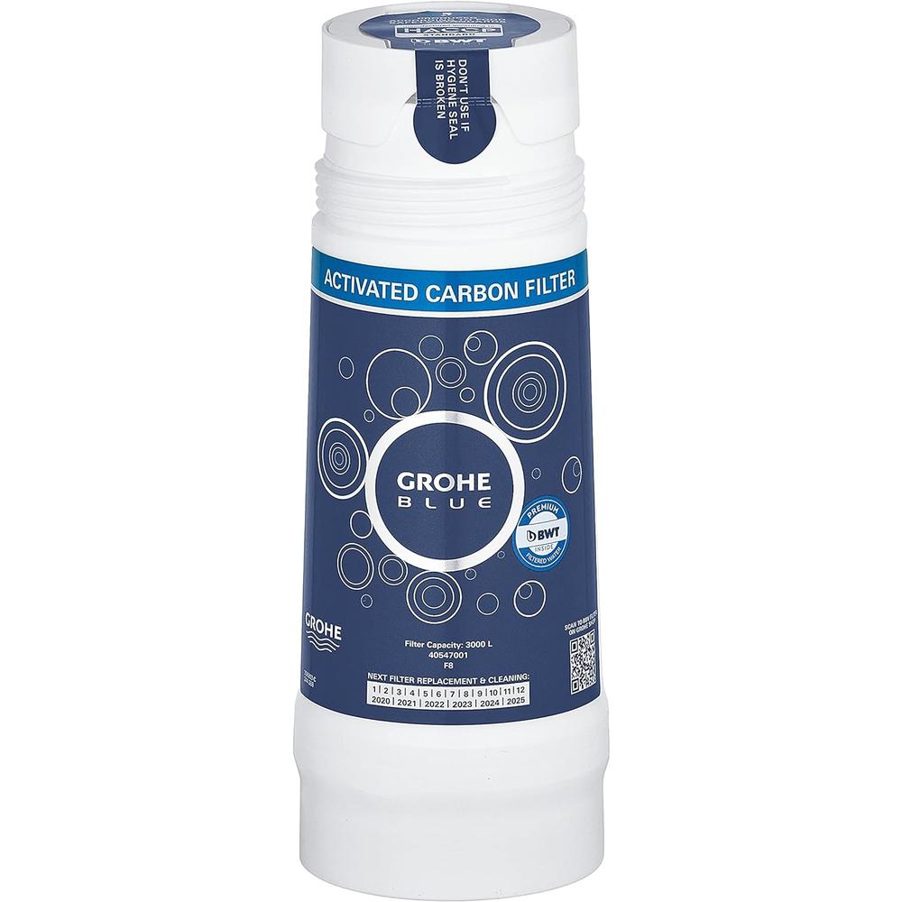Grohe 40547001 Blue Active Carbon Replacement Water Filter 792.5 Gallon Capacity