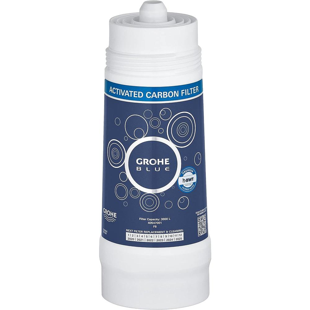 Grohe 40547001 Blue Active Carbon Replacement Water Filter 792.5 Gallon Capacity