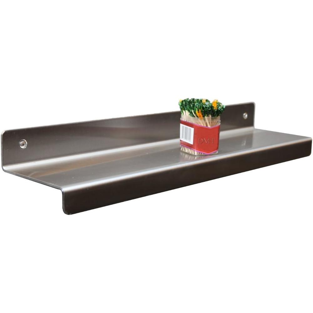 DMT Stainless LLC. DMT Stainless &#194;&#174; Stainless Steel Spice Rack &#194;&#169;. 18" Wide X 4" Deep. Made in USA.