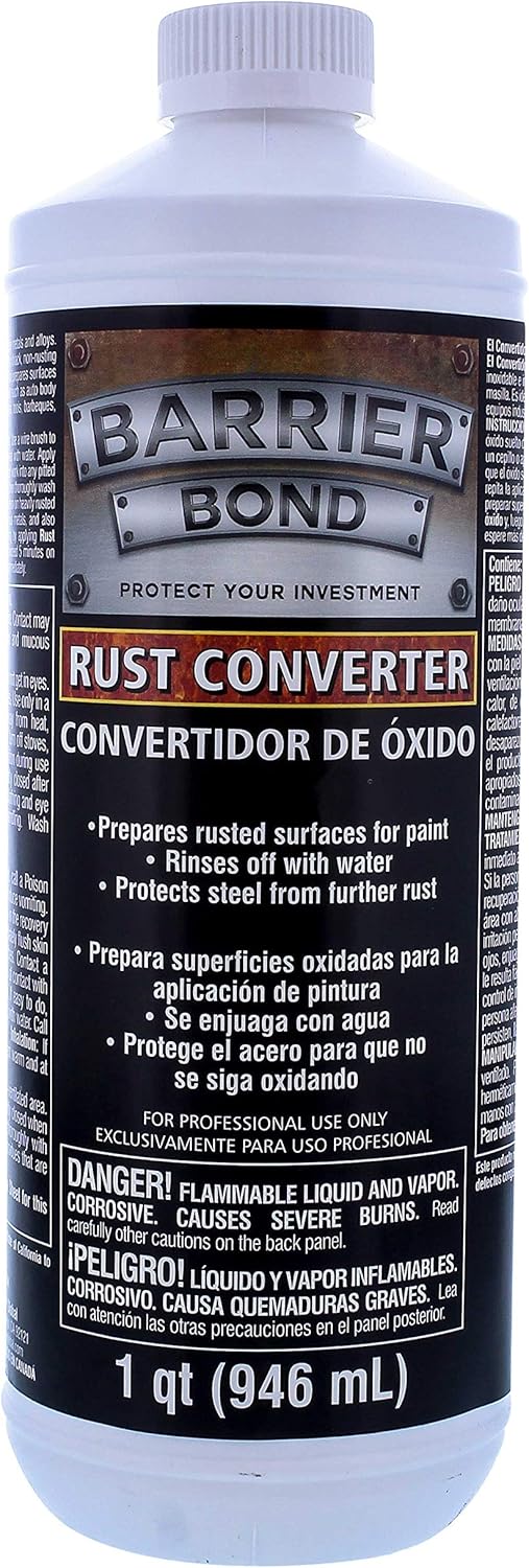 Custom Shop Barrier Bond Rust Off RustConverter Coating 1 Quart