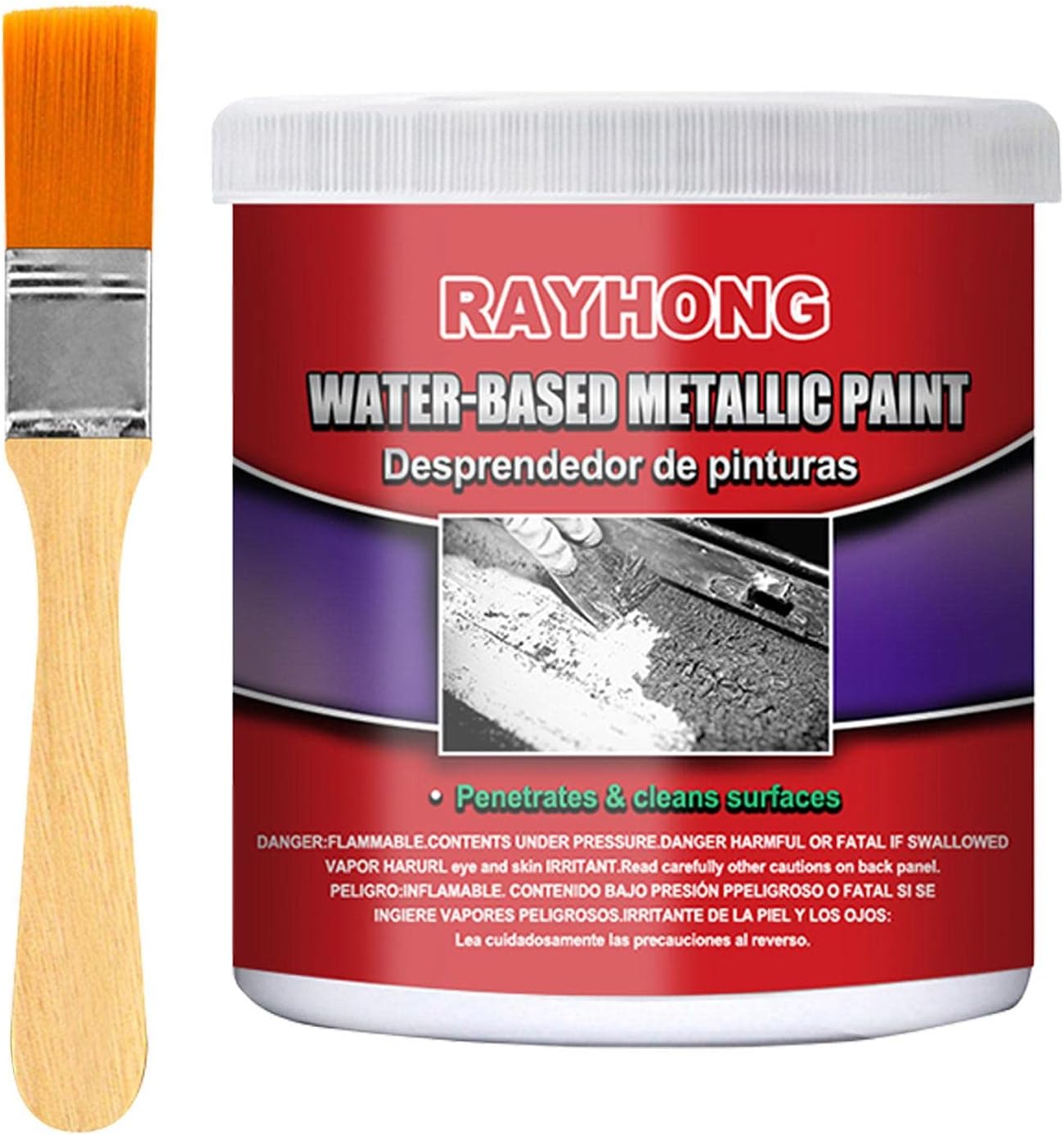 bavokon 100ML Rust Paint,Car Rust Remover For Car SUV Truck Car Chassis  Derusting,Water-Based Metal Rust Remover,Multi-Functional Car M