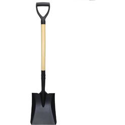 N\C Square Shovel, Shovels for Digging with D-Handle, Overall 41-Inch Long Garden Shovel, Transfer Shovel, Snow Shovel for Car, Gar