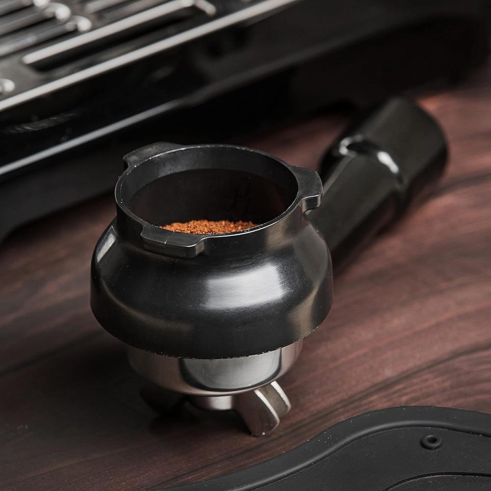 Generic Dosing Funnel 54mm Espresso Coffee Accessrioes for Breville Barista Portafilter Hands-Free Black
