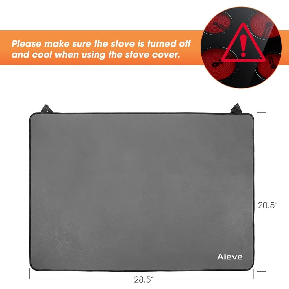 Generic AIEVE Stove Cover for Electric Stove, Electric Stove Top Covers Glass Stove Top Protector Cooktop Cover for Electric Cooktop, I