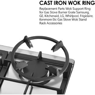 HRepair Wok_Support_Ring Cast Iron Wok Support Ring 9 Inch Universal Non  Slip Cast Iron Wok Rack Suitable Kitchen For Samsung Ge Frigidaire  Whirlpool Ki
