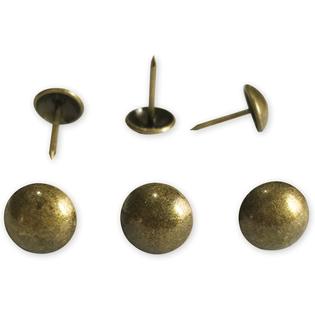 Let's Decorate! 500pcs a lot: D11mmxL17mm Brass(Old Gold) Plated Sofa  Upholstery Tacks Wooden Furniture Decorative