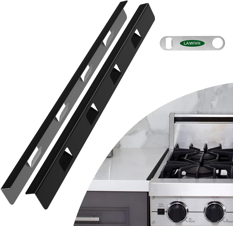 LAWIVH Stove Gap Covers Stainless Steel stove gap filler range trim kit Between Oven and Countertop Dishwasher Dryer Heat Resistant an