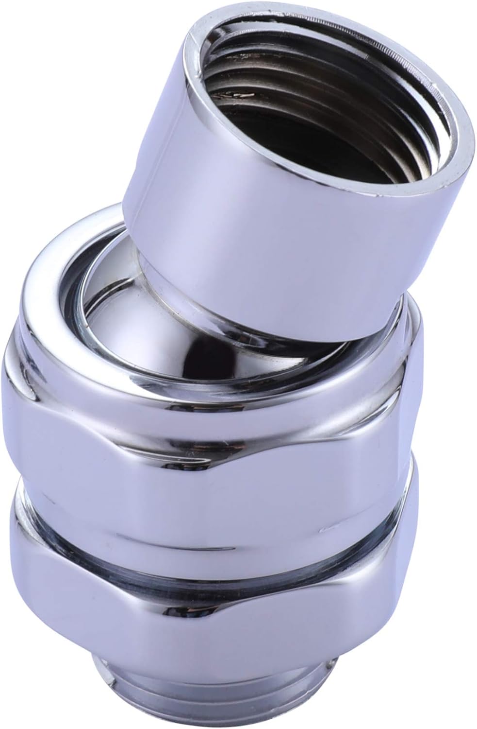 HammerHead Showers All Metal Shower Head Swivel Ball Adapter, Chrome