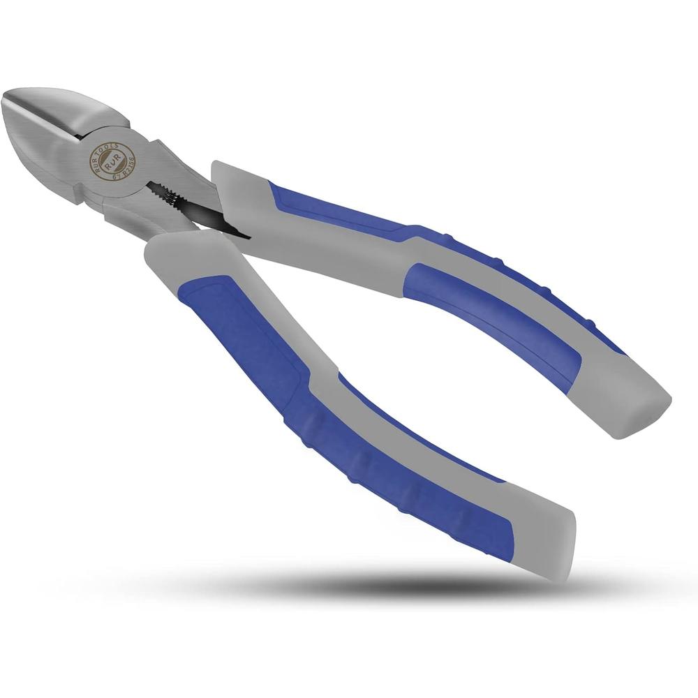 RUR Diagonal Cutting Pliers, 6 Inch,Super Sharp Wire Cutters, Side Cutters Pliers, Ideal For Precision Cutting Steel Wire