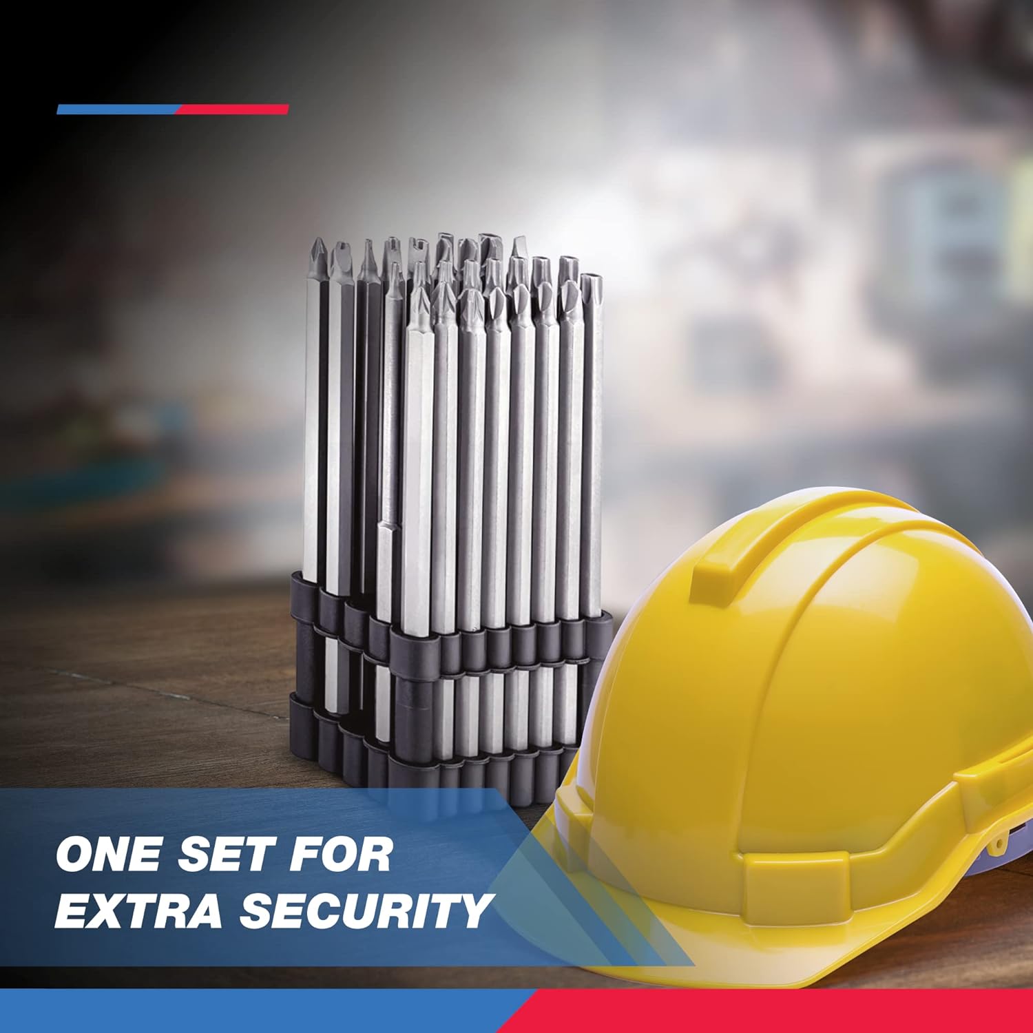 NEIKO 10224A 1/4" Extra Long Security Bit Set, 32 Piece Screwdriver Bit Set For Drill, S2 Steel 6&#226;&#128;&