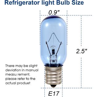 txdiyifu 297048600_241552802 T8 40W Refrigerator Light Bulb 297048600  241552802 Replacement for Whirlpool KitchenAid Electrolx Kenmore Frigidaire Light  Bulb