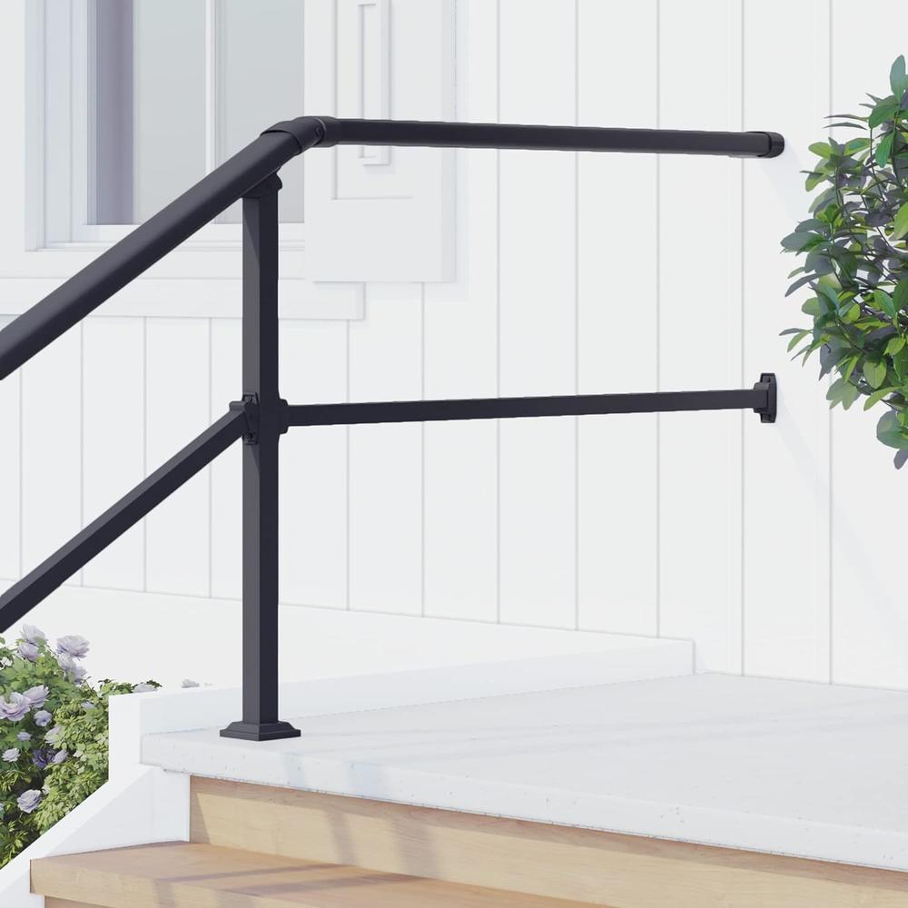 CR HOME CHR Outdoor Hand Rail Extension for Post to Wall Hand Railing (Up to 4 Feet)
