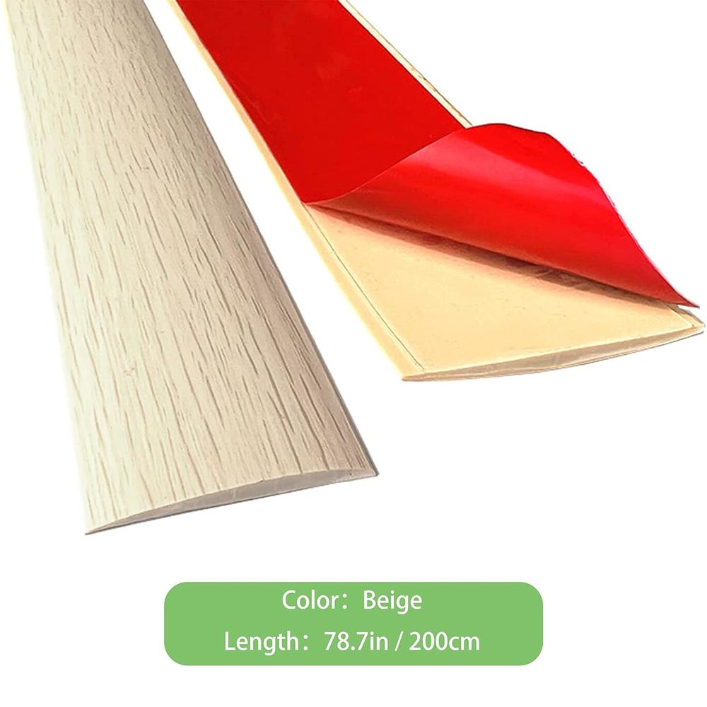 Generic Floor Transition Strip Self-Adhesive Cover Strips Threshold Repair Floor Gap Vinyl Flooring Transitions Laminate Floor Flat Div