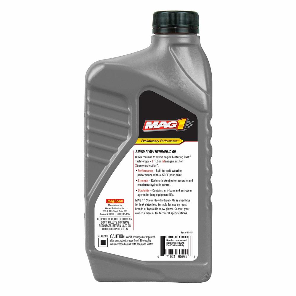 Generic 6 Quart -50&#194;&#176; Snow PLOW Hydraulic Oil Compatible with Meyer 15134 Fisher 28531 Western 49311