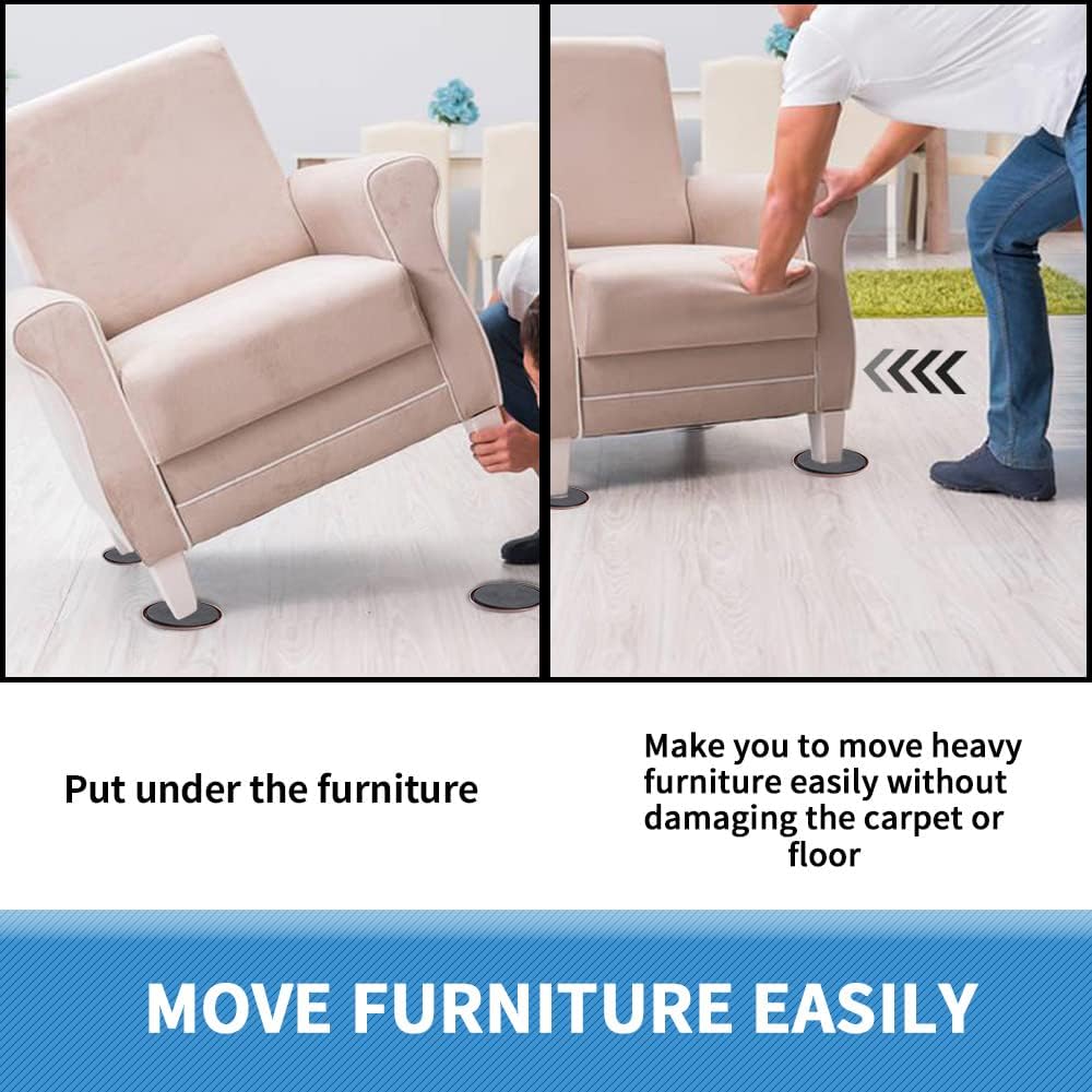 Kayzn S8 Furniture Sliders For Carpet