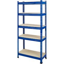 Prilinex Heavy Duty Storage Shelves - 5-Tier Adjustable Metal Garage Shelving Unit, Standing Utility Shelf Racks for Pantry Warehouse Ki