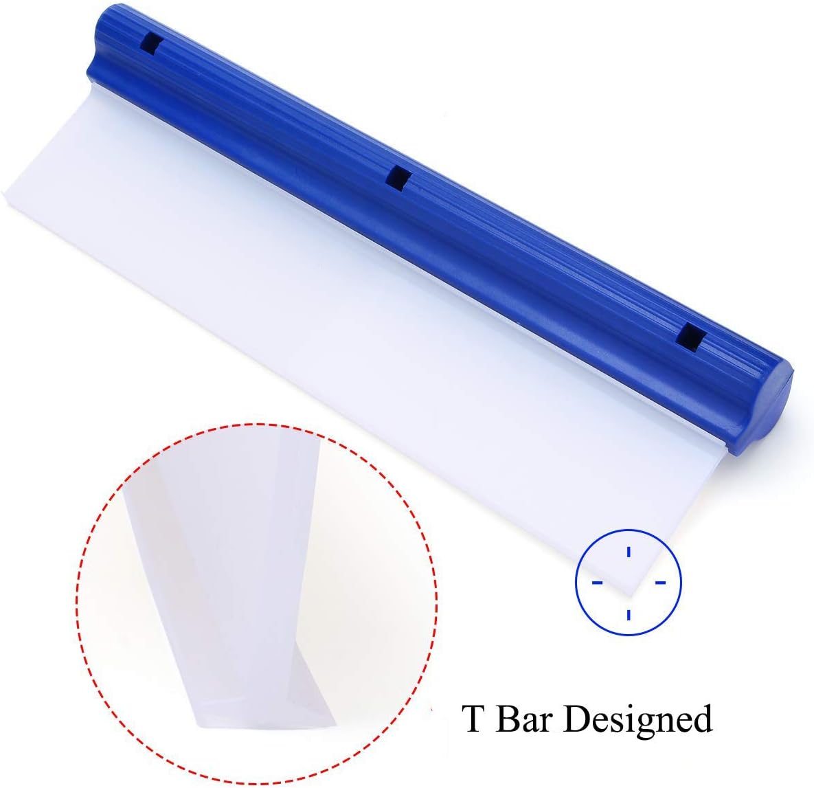 Forgrace Car Squeegee 12 Inch Flexible T-Bar Water Blade Silicone Squeegee  for Car or Home